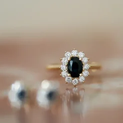 Rosetring i 14 karat guld 0,55 ct 1,00 ct