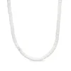Shell halskæde i forgyldt sølv 38 cm plus 5 cm x 5,0 mm