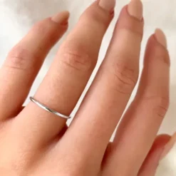 Simple Rings pige ring i sølv