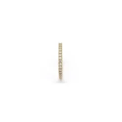 Smal diamantring i 14 karat guld 0,27 ct