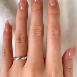 Smal ring i sølv