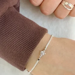 Sommerfugl armbånd i sølv