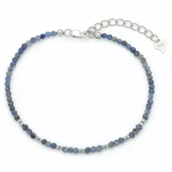 Sten armbånd med sodalit og hematite.