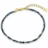 Sten armbånd med sodalit og hematite.