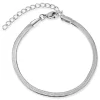 Vandfast armbånd i stål 16 + 5 cm x 3,0 mm - OCEANA