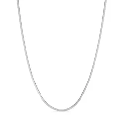 Vandfast halskæde i stål 39 + 8 cm x 2 mm - OCEANA