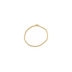 Veneziaarmbånd i forgyldt sølv x 1,8 mm