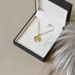 World diamant vedhæng i 14 karat guld 0,01 ct