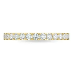 Zirkon guldring i 9 karat guld