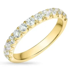 Zirkon guldring i 9 karat guld