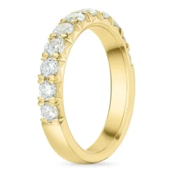 Zirkon guldring i 9 karat guld