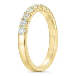 Zirkon guldring i 9 karat guld