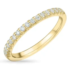 Zirkon guldring i 9 karat guld