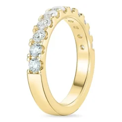 Zirkon guldring i 9 karat guld