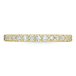 Zirkon guldring i 9 karat guld