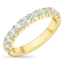 Zirkon guldring i 9 karat guld