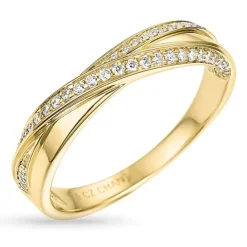 Zirkon ring i 9 karat guld