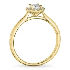 Zirkon ring i 9 karat guld