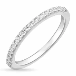 Zirkon ring i sølv