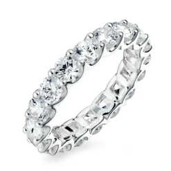 Zirkon ring i sølv