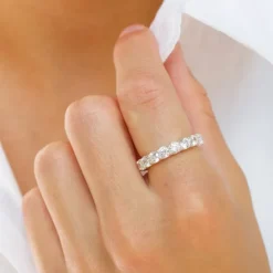 Zirkon ring i sølv