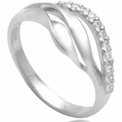 Zirkon ring i sølv