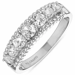 Zirkon ring i sølv