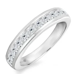Zirkon ring i sølv
