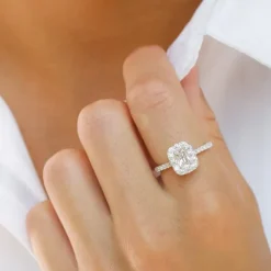 Zirkon ring i sølv