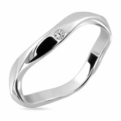 Zirkon ring i sølv