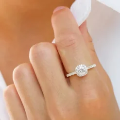 Zirkon ring i sølv