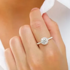 Zirkon ring i sølv