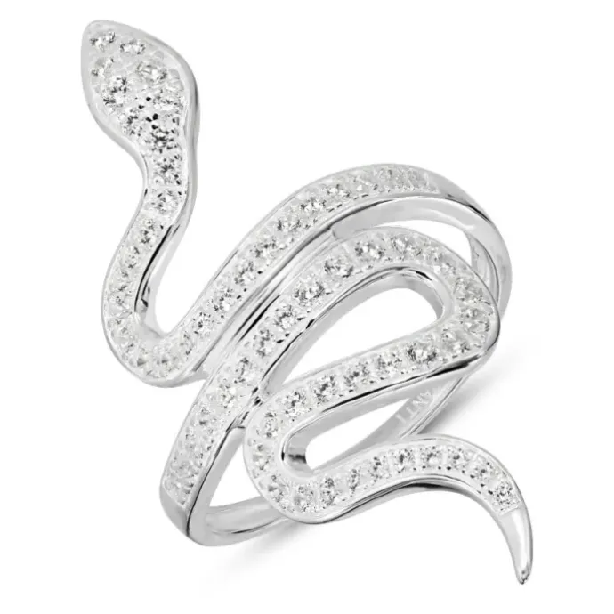 Zirkon ring i sølv