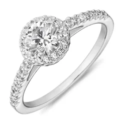Zirkon ring i sølv
