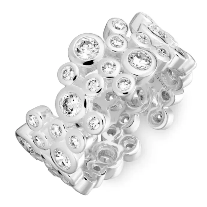 Zirkon ring i sølv