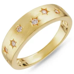 Zirkon ring i sølv