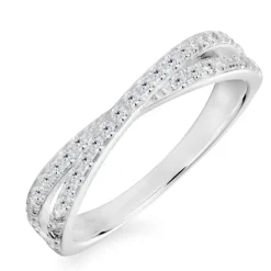 Zirkon ring i sølv