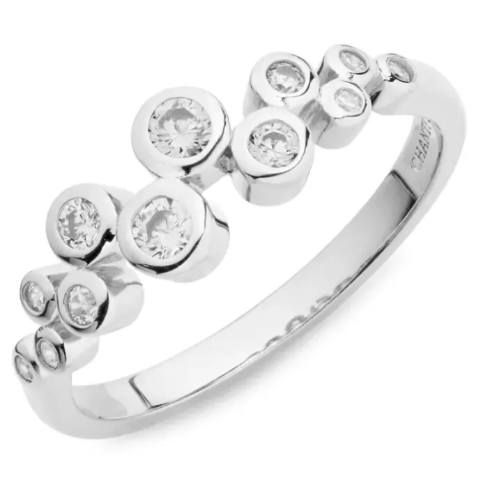 Zirkon ring i sølv - Bubbly Sparkle